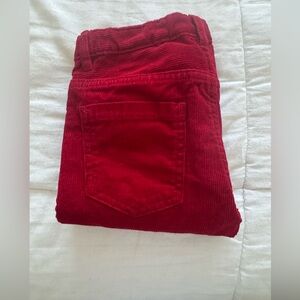 H&M boys, red corduroy pants